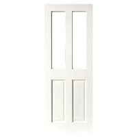 Knightsbridge 4 Panel Unglazed White Primed