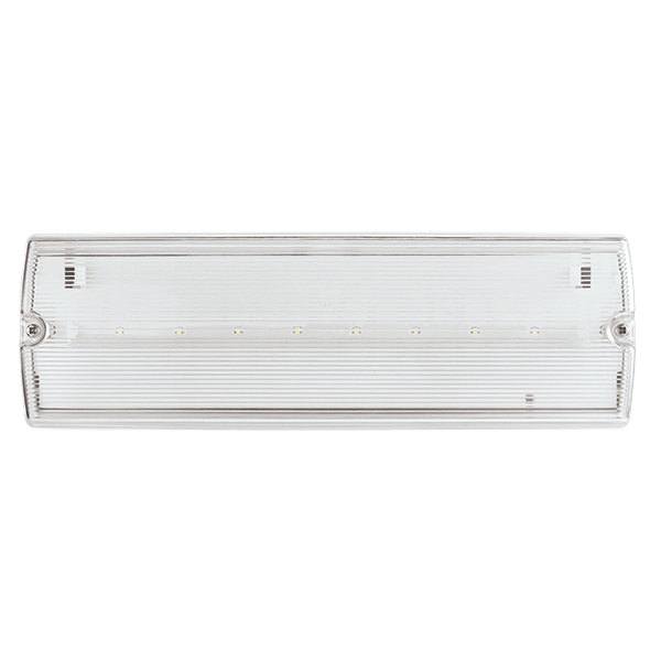 ESP Duceri Emergency Bulkhead 3W LED IP65 Lithium Battery Maintained White