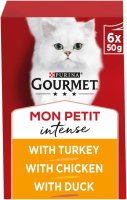 Gourmet Mon Petit Intense Turkey/Chicken/Duck 50g 6pk x 8