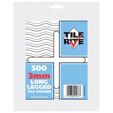 Tile Rite 3mm long Leg Tile Spacer - Pack of 500