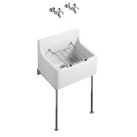 BIRCH 510x380 CLEANERS SINK S592001 WHITE