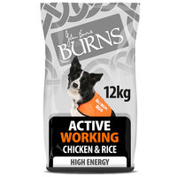 Burns Active Working Dog Chicken & Rice 12kg [Zero VAT]