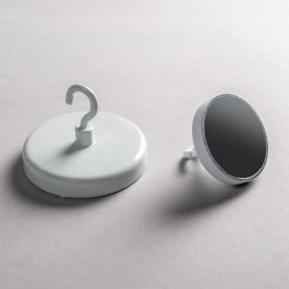 White Magnethook Metal