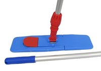 Magnetic Pocket Mop Holder & Handle Blue 40cm