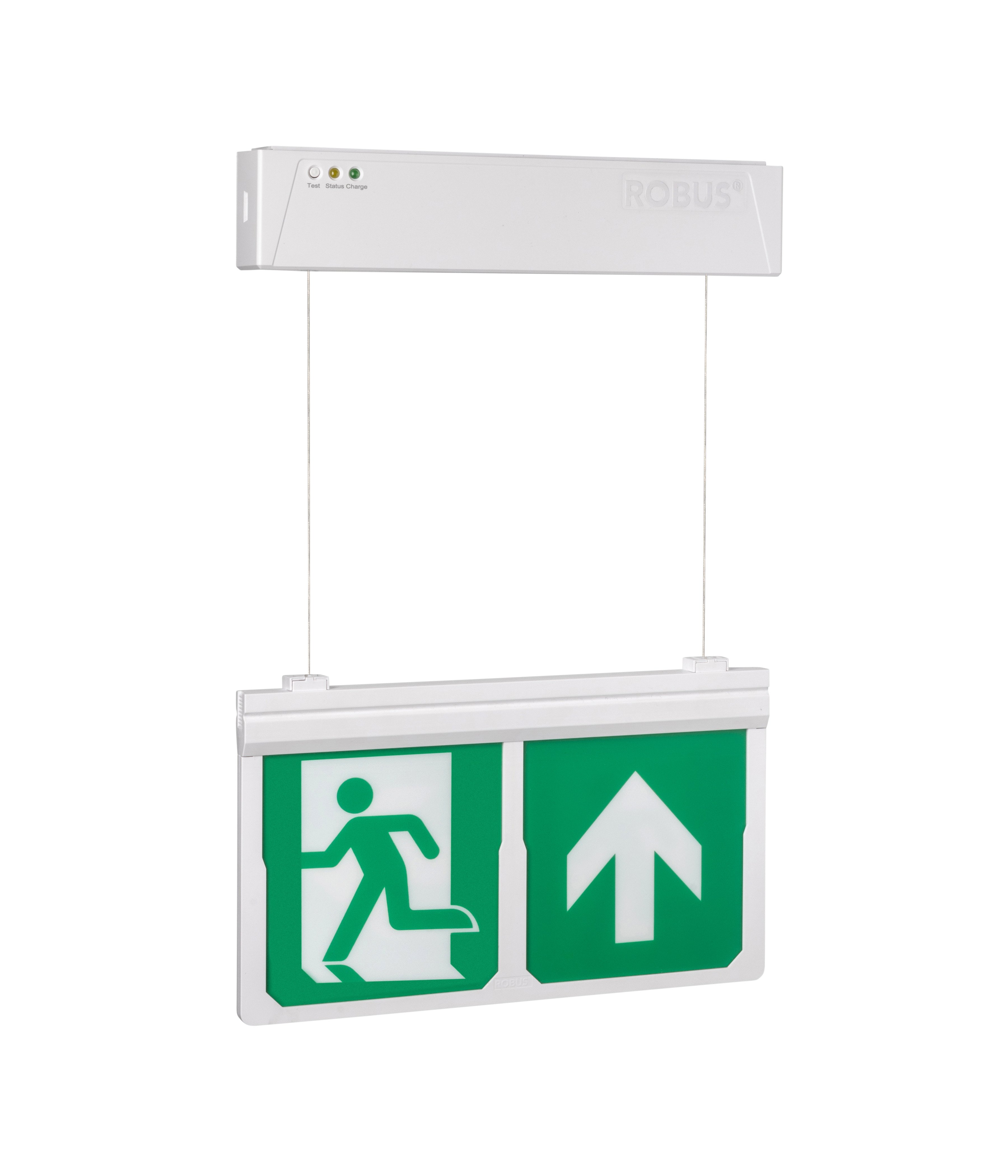 BLADE EXPRESS DUAL TEST 3.5W Suspended Exit Sign IP20 White
