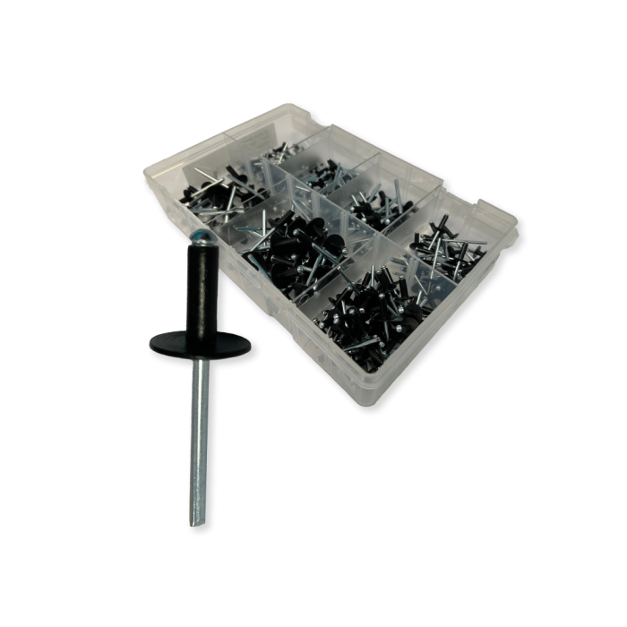 Assorted Black Rivets
