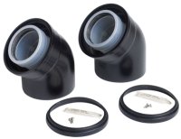 WORCESTER 45DG FLUE ELBOW (PAIR) 7716191085
