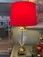 Now &euro;49 was &euro;74 Tishan Home Thira Table Lamp Gold Metal