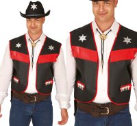 Black Cowboy Vest