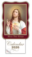 Calendar/6 inchx 8 inch/Sacred Heart   (9628/SH)