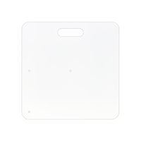 Global Truss Curtain Call Pipe and Drape 450 x 450mm White Base Plate (Requires Spigot)