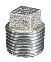 Crane Malleable Black 1/4\" 148 Plain Plug Solid