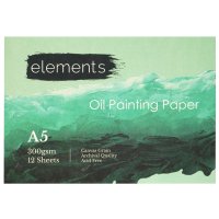 Elements Oil Pad 12s/24p 300 GSM A5