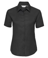 Russell Women's Short Sleeve Oxford Shirt - Black