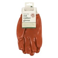 Kingfisher Red Rubber Glove Knit Wrist (GGHDRR)