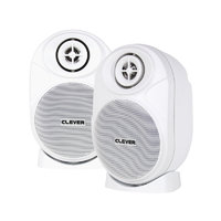 Clever Acoustics BGS 20T White 100V Speakers (Pair)