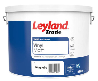 Leyland Vinyl Matt Paint Magnolia 10L