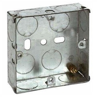 Flush Metal Box 116F 16 mm Single