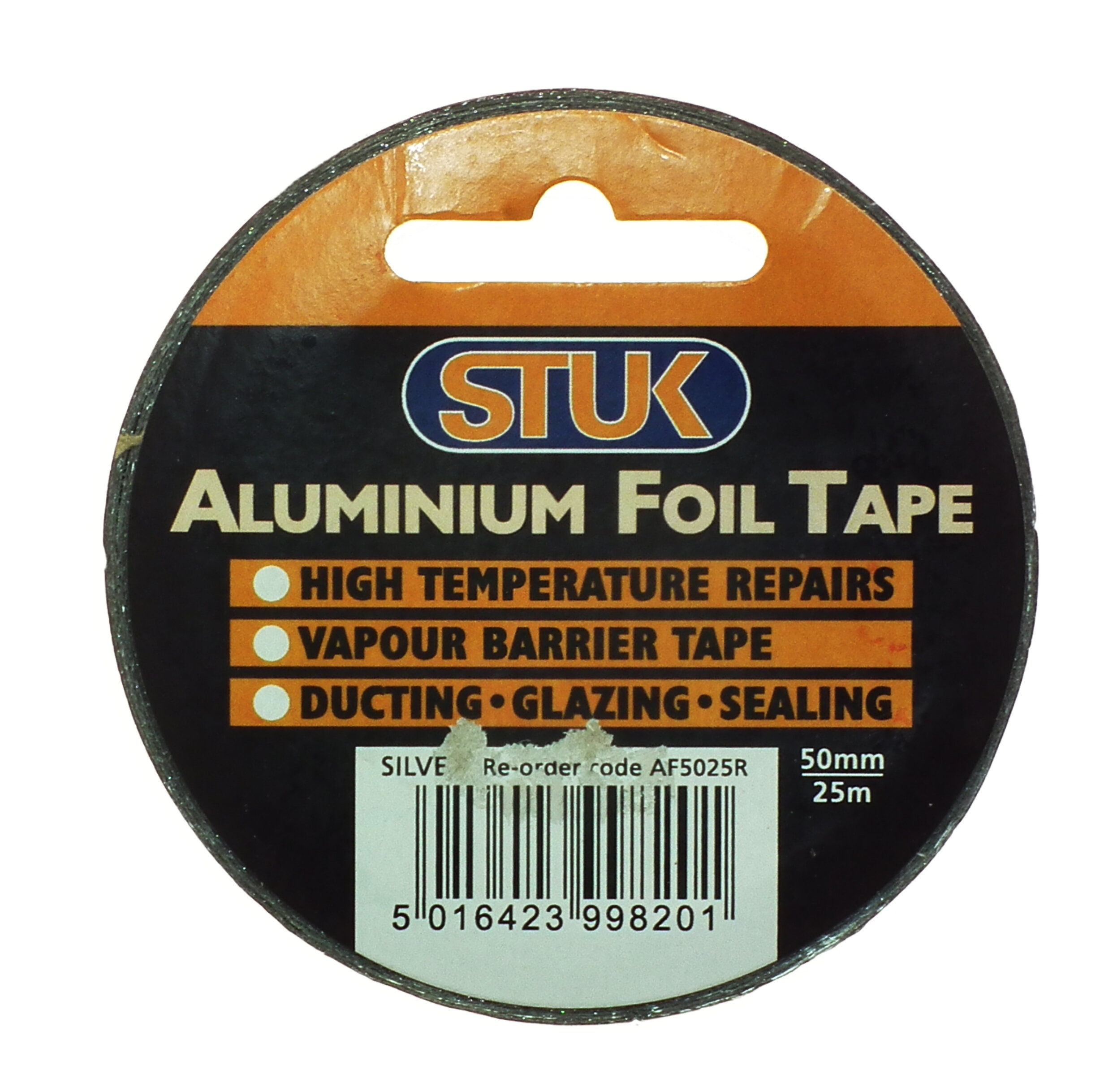 STUK 50 MM X 25 MTR ALUMINIUM FOIL TAPE