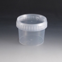 600ml Plastic Tub & Lid.