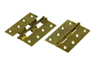 Door Hinges Butt Hinges BZP Self Colour Electro Brassed.