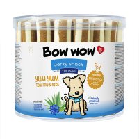 Bow Wow Dog Jerky Snack Yum Yum Chicken Liver 12cm 35 Sticks
