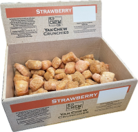 K9 Chew Co. Yak Cheese Chew Crunchies STRAWBERRY 500g (app 100pc) x 1