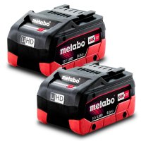 Metabo Battery Set 2 x 8.0Ah Li-HD & Ultra Charger
