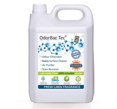OdorBac Tec4 Odour Elimator & Cleaner 5ltr Fresh Linen