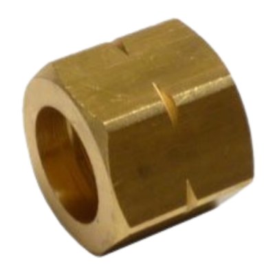 Moer 3/8L voor bolnippels