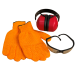 Safety Kit - Ear Muffs, Glasses & Gloves