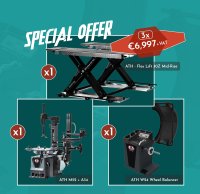 ATH Promo Kit ATH W24 Wheel balancer + Tyre Changer + ATH-Flex L