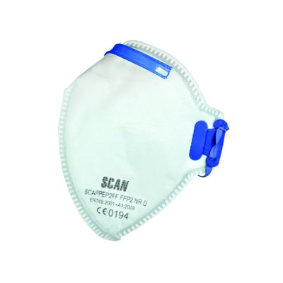 Scan Fold Flat Disposable Mask FFP2 Protection (Pack 20)