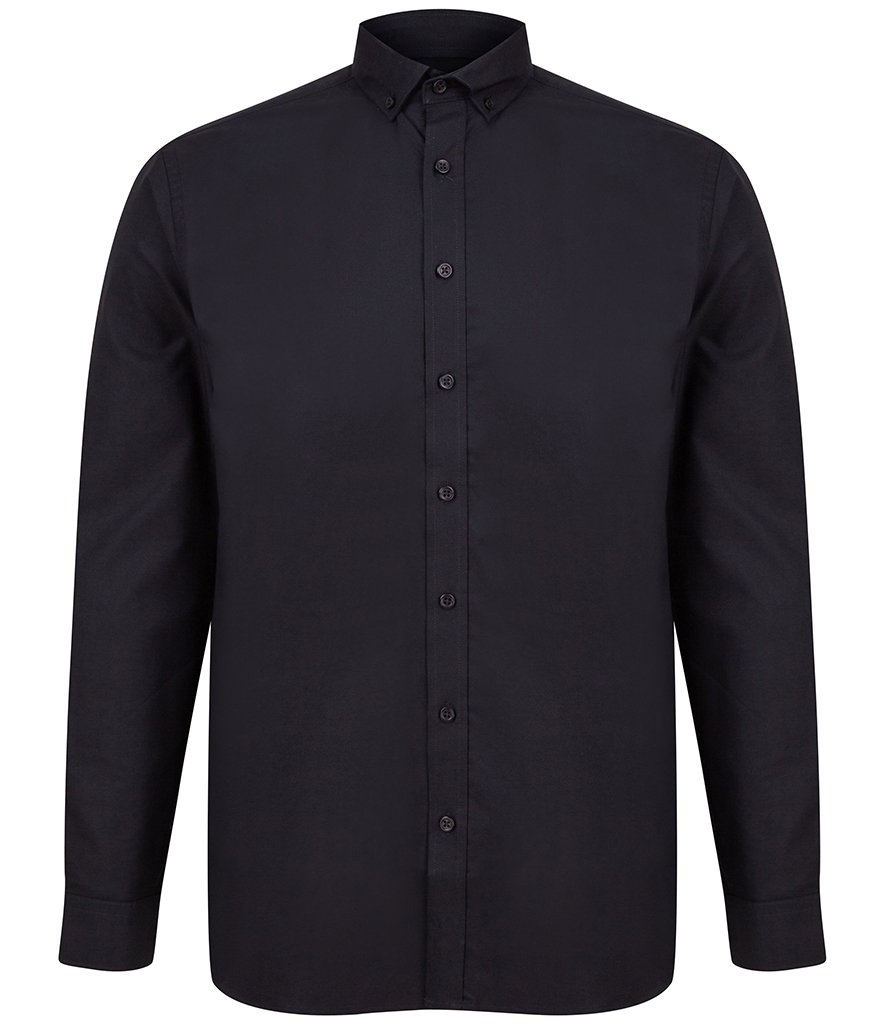 HENBURY MODERN LONG SLEEVE CLASSIC FIT OXFORD SHIRT