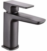 SALDO GUNMETAL GREY MONO BASIN MIXER INC WASTE