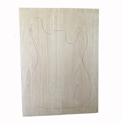 Solid guitar body block Alder 1 or 2 piece