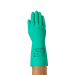 ANSELL SOLVEX FLOCKED LINED GREEN GLOVE, PAIR