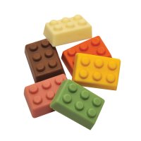 Gwynedd - Building Blocks - coloured solid milk and white chocolate - appr 96pcs x 1kg