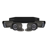 4CH HD 1TB DVR & Bullet Camera Kit Grey