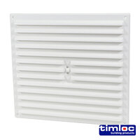 Adjustable Vent White PVC 9x9 inch 1210