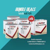 MaxMeyer Maxi-Build 4:1 Primer Grey  Bundle 12.5L