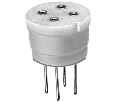 Teflon Sockets for TO5 Transistor, 3 contacts