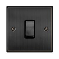 VPBZ425BK Deco Matt Bronze 10 Amp 1 Gang Intermediate Switch