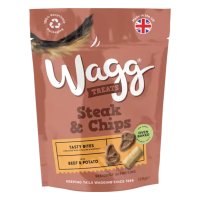 Wagg Steak and Chips Treats 7x125g