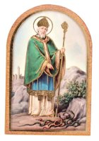 Wood Plaque/Magnet/Saint Patrick   (56170)