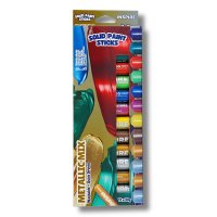Solid Paint Sticks - Metallic Mix Colours (12 piece) 