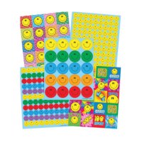 Motivational Stickers - Smiley Faces - 1290 piece