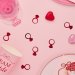 Red Ring PET Confetti 14g