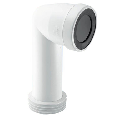 Mcalpine WC Extended Neck Pan Connector (10BX) (300P) WC-CON8E