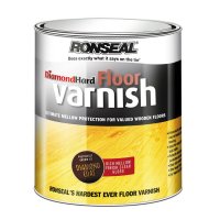 Ronseal Diamond Hard Floor Varnish Mellow Gloss Tin